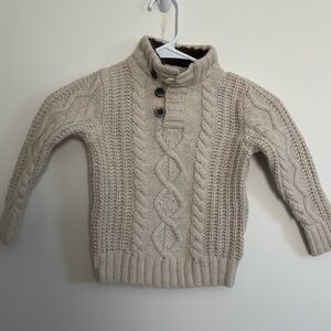 GAP Kids Beige Cable Knit Sweater